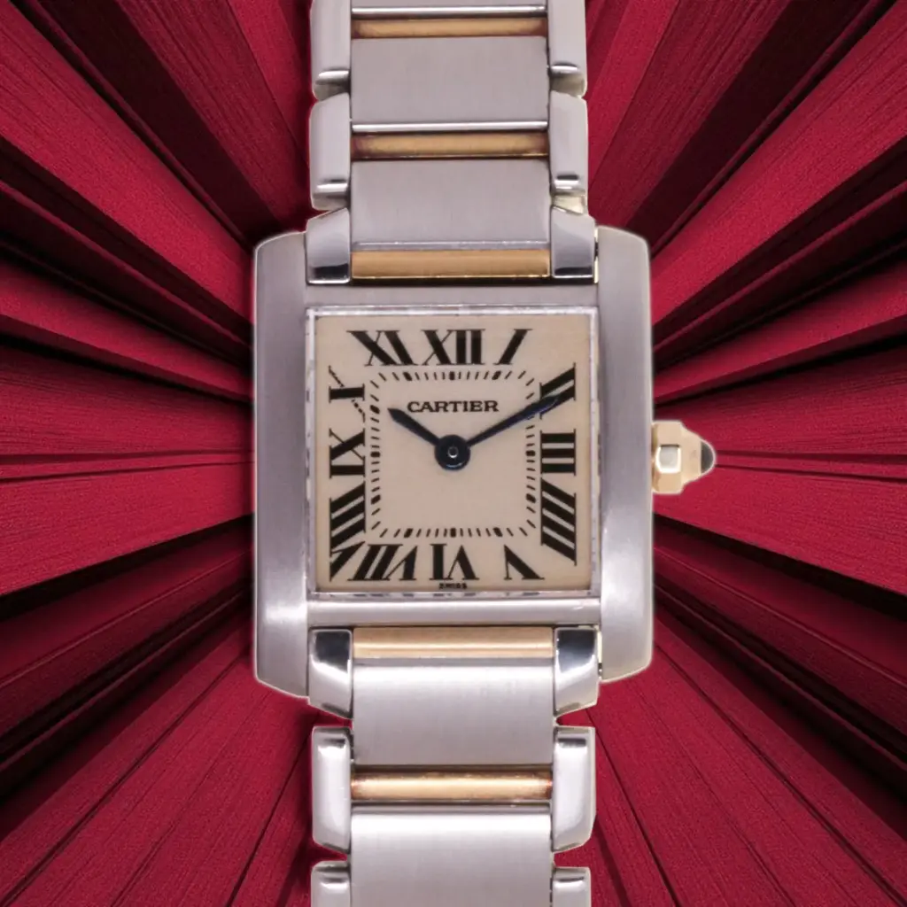 Cartier Tank Française Quartz 20mmx25mm ref:2300, our box & warranty