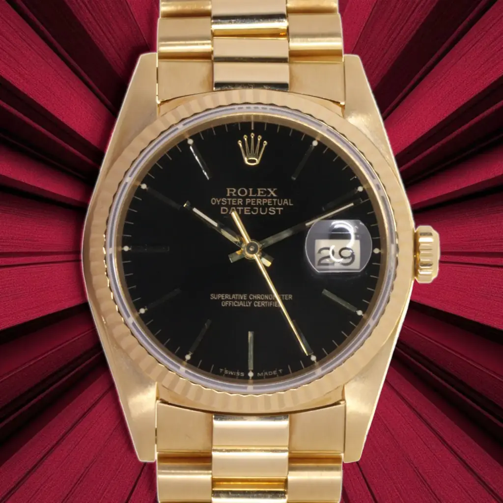 Rolex Date Just 36 mm ref. 16238 - S/N:E13XXXX Original Papers - our two years warranty( 3/1991)