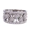 Anello fascia - Brillanti 0,50ct. G-VS1, oro 18kt. peso totale 10,9gr.