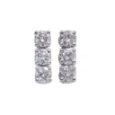 Orecchini Trilogy - Brillanti 0,48ct. G-VS1, oro 18kt.
