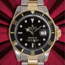 Rolex Submariner ref.16803 - Yellow gold and steel - our box and two-year warranty