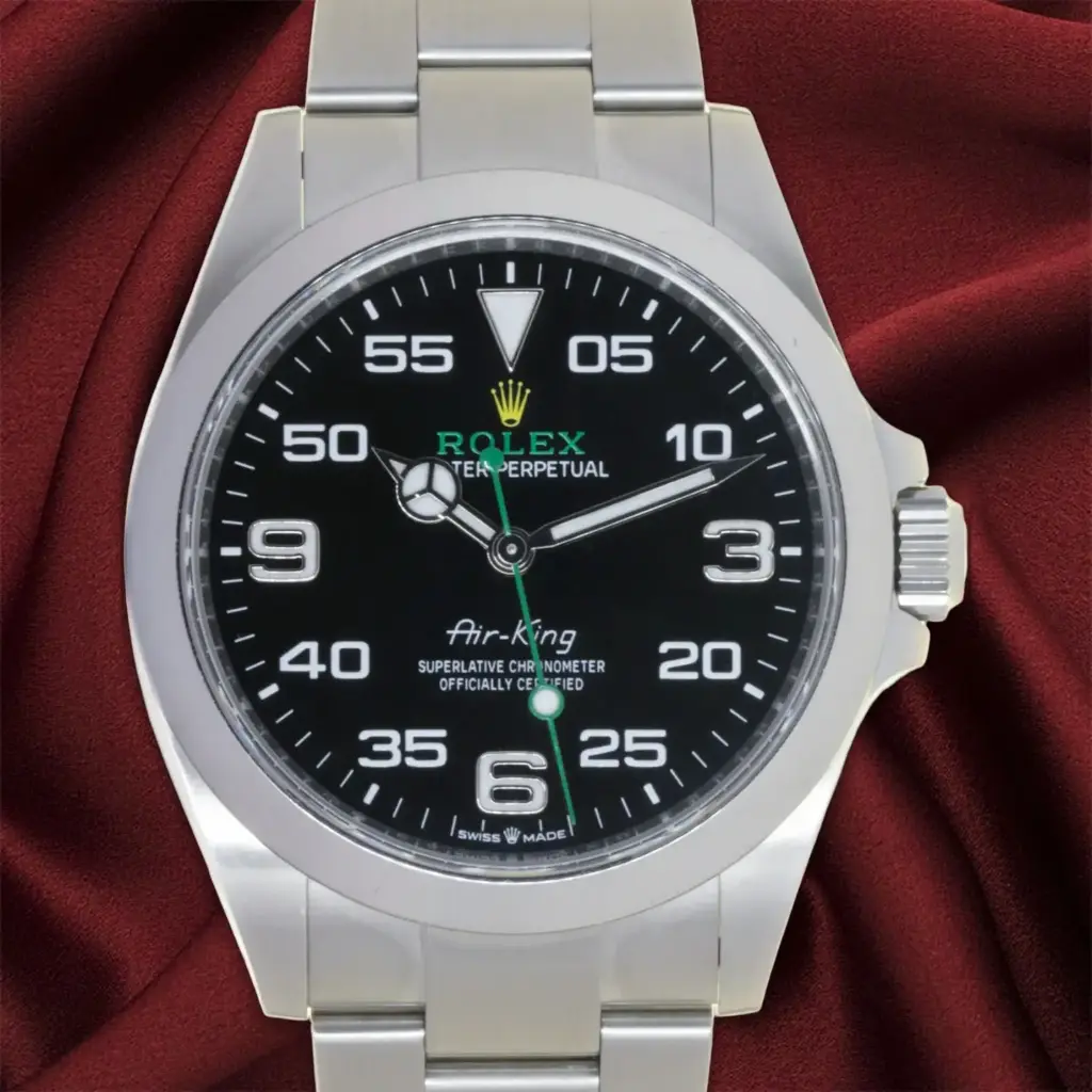 Rolex Air King ref:126900, Rolex Box & Papers, 10/2023 - our two-year warranty