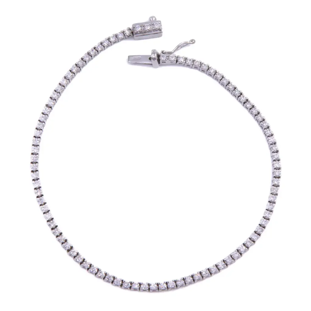 Bracciale tennis Leo Pizzo - Brillanti 1,40ct. G-VS1 peso totale 7,60gr.
