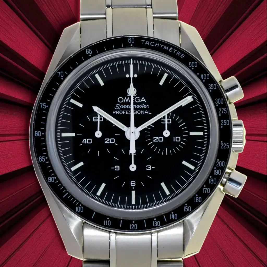 Omega Speedmaster Moonwatch ref:31130423001006 (08/21) - Original Box and Papers and our two-year warranty.