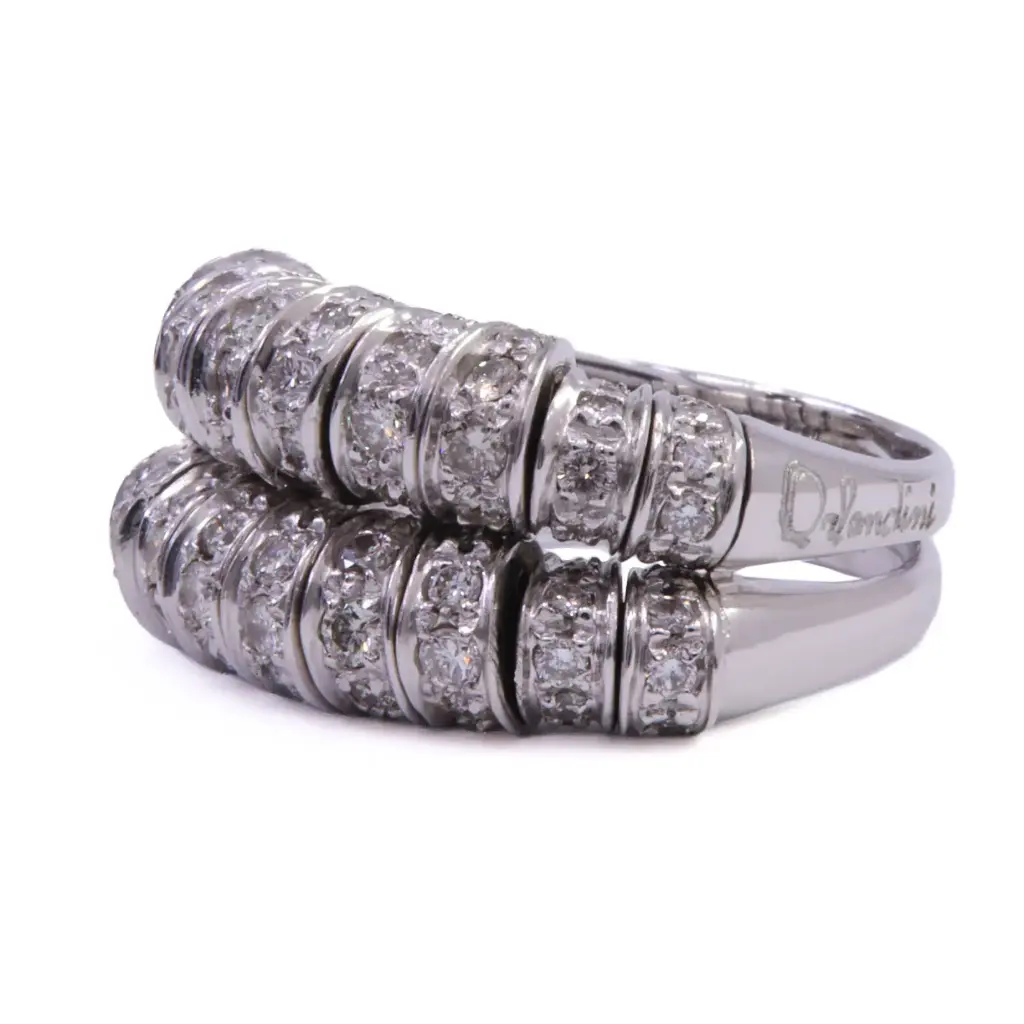 Anello Orlandini Firenze - Brillanti 0,80ct. G-VS, oro 18kt. peso totale 17,7gr