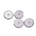 Gemelli - Brillanti 0,08ct, G-VS oro 18kt, peso totale 10,8gr