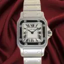 Cartier Santos ref:1565, steel, quartz, original papers (12/2003) - our two year warranty.