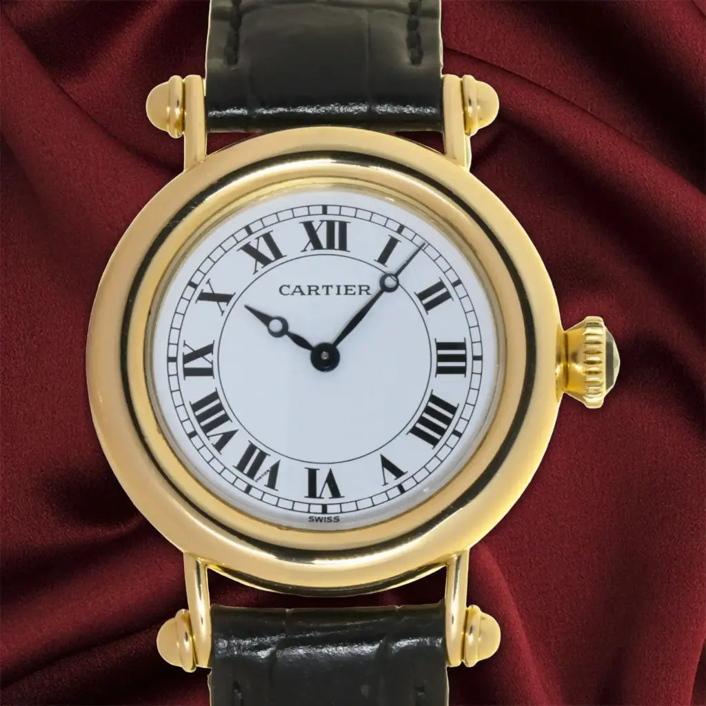 Cartier Diabolo 18kt Yellow Gold circa 1980, our Box & papers 