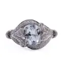 Anello - Acquamarina 2,00ct. brillanti 0,30ct. G-VS1 in oro 18kt. 7,20g