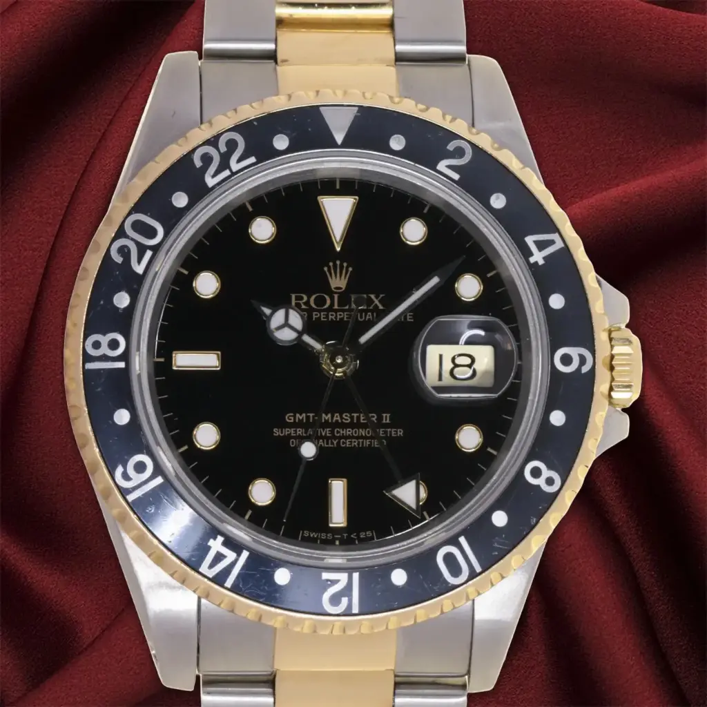 Rolex Gmt Master ref:16713 - Steel and Gold -  Our box and two-year warranty