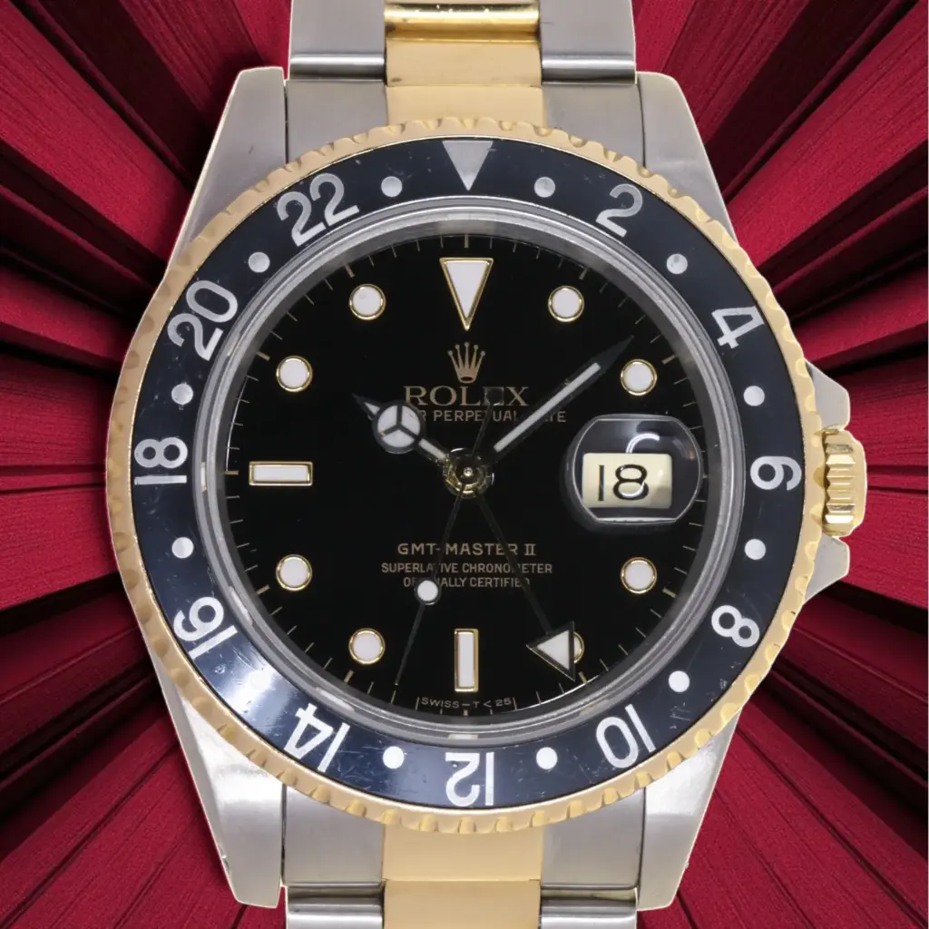 Rolex Gmt Master ref:16713 - Steel and Gold -  Our box and two-year warranty