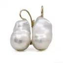 Orecchini perle scaramazze- Oro 18kt peso totale 11,70gr