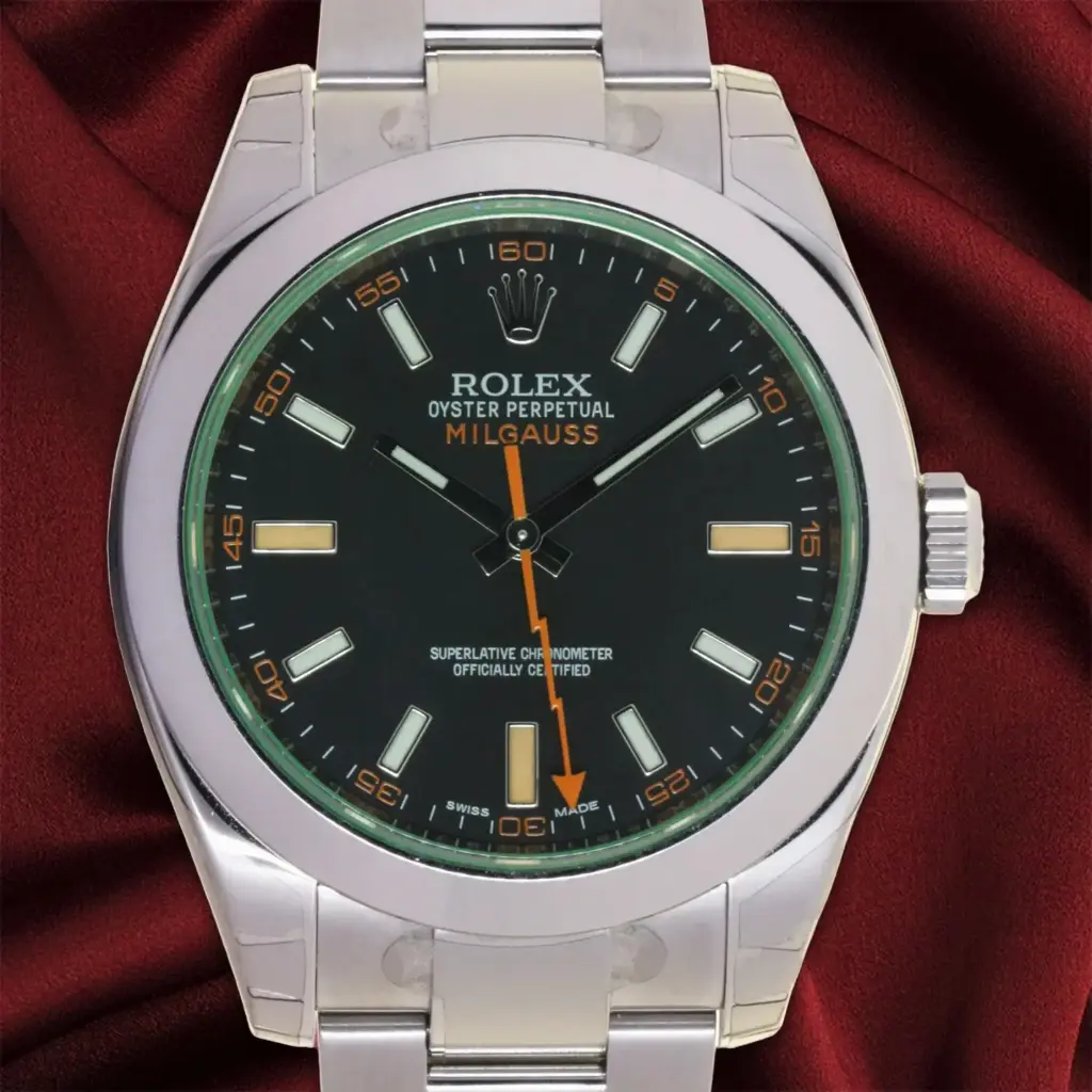 Rolex Milgauss Green Crystal ref:116400GV, Full Set, ITA-2015 - our two-year warranty