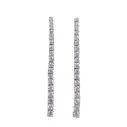 Orecchini tennis - Brillanti degradè 3,60ct. F-VVS peso totale 7,90gr.