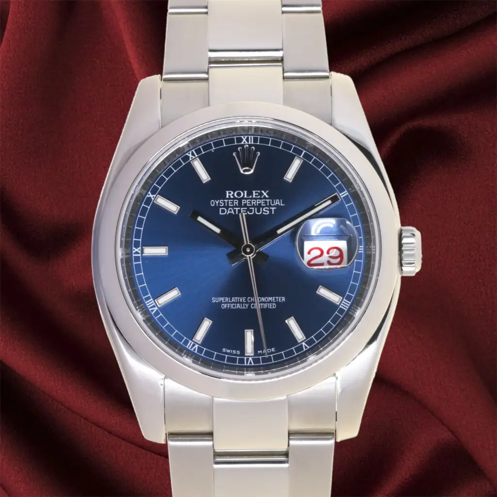 Rolex Datejust 36 mm ref:116200 Original Box and Papers - Our two-year warranty