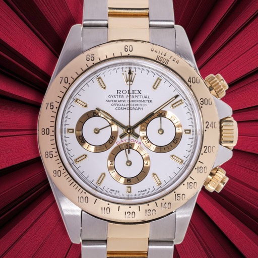 [MTR20240003861] Rolex 16523 Daytona, 18kt Rolesor Jellow gold and steel, 1998, Our Papers Rolex Box