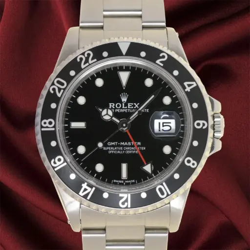 [MT32509322] Rolex GMT Master ref:16700, Oyster Steel, Rolex Service Card 5/2027, Rolex Service Box - Approx 1987 - Our box and two-year warranty