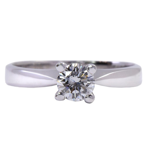 [MT32509798] Anello solitario - Brillante 0,46ct G-VS1, oro 18kt peso totale di gr.3,50
