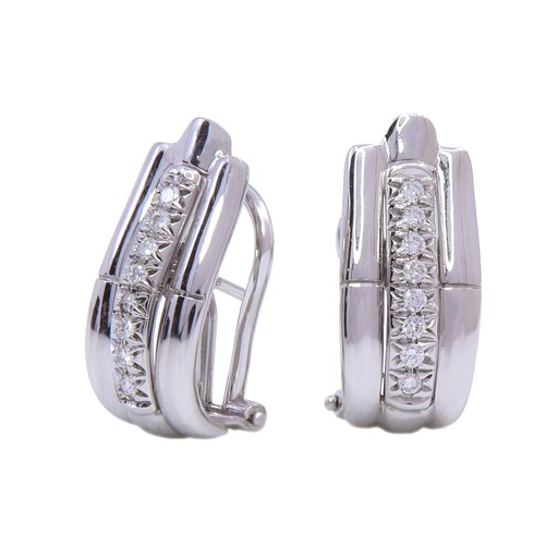 [MT32506984] Orecchini - Brillanti 0,32ct G-VS1, oro 18kt, peso totale 10,50gr