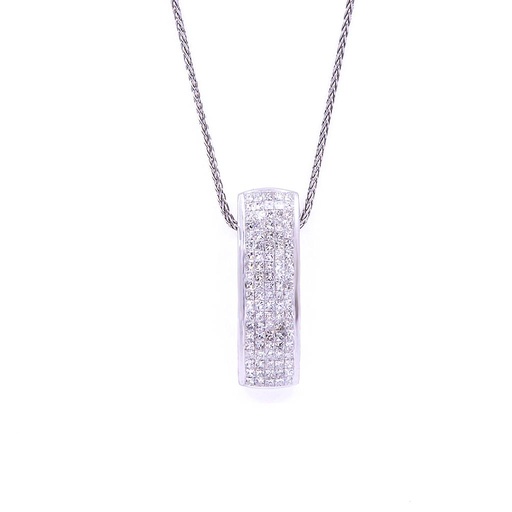 [MTR20220004497] Collana pendente - Brillanti 1,3ct. G-VS, Oro 18kt, peso totale 6gr