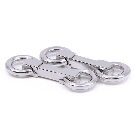 [MTR20240001637] Gemelli: Oro bianco 18kt. peso totale 14,2gr.