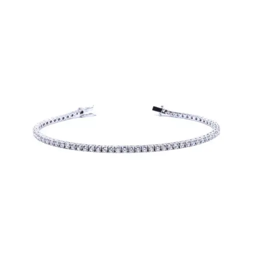 [MTR20210004001] Bracciale tennis con brillanti di carati 2,68 - Colore F/G - Purezza VVS - Collezione Salina - oro bianco 18Kt gr9,87