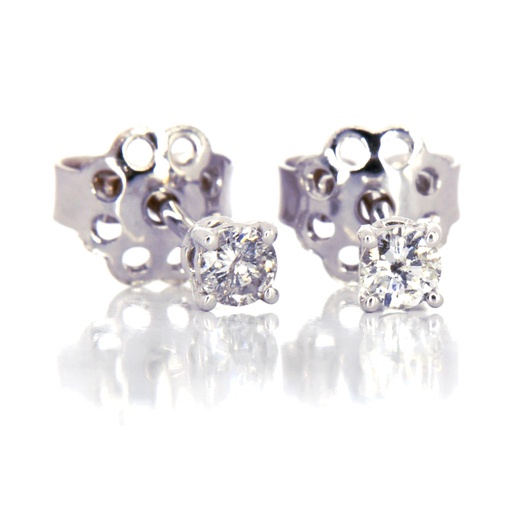 [MTR20210000086] Orecchini punti luce - Brillanti 0,24ct G-VVS oro 18kt.