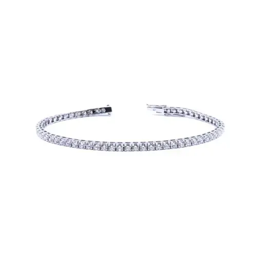 [MTR20220006752] Bracciale tennis con brillanti di carati 1,93 - Colore F/G - Purezza VVS - Collezione Favignana - oro bianco 18Kt gr 8,40