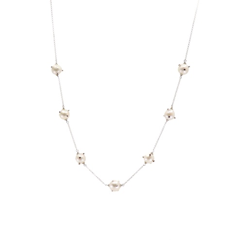 [MTR20220010303] Collana perle australiane - Brillanti e rubini, oro 18kt.