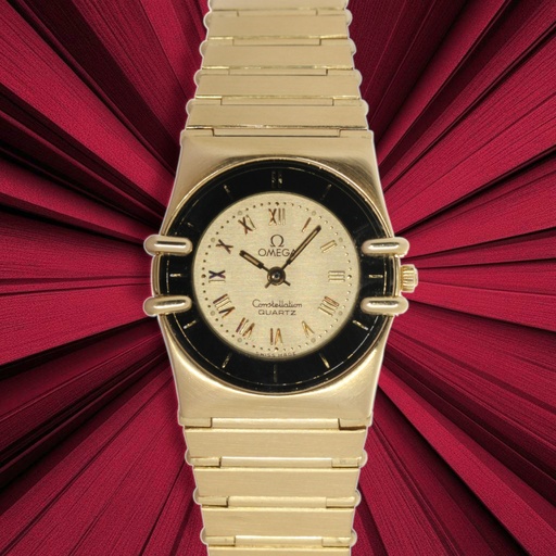 [MTR20250000193] Omega Constelletion 18Kt Yellow gold ref:1450 sn:595XXXX - our box and papers