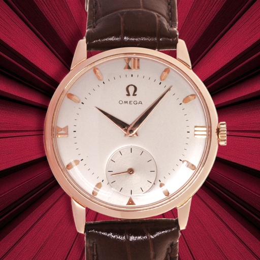 [MT32525415] Omega 2894 Small Seconds 18kt Yellow Gold, 34mm, leather bracelets, omega Box our Warranty, circa 1980