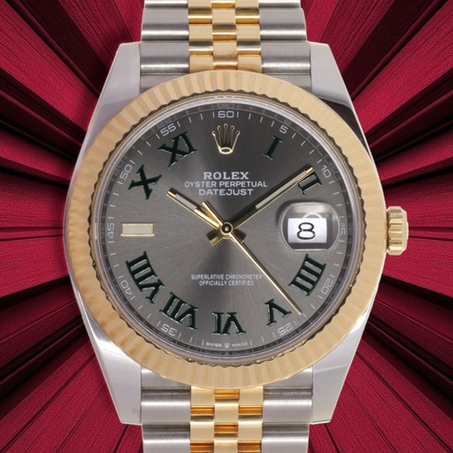[MT32530812] Rolex Datejust 41mm Wimbledon ref:126333 Full Set 11/2019