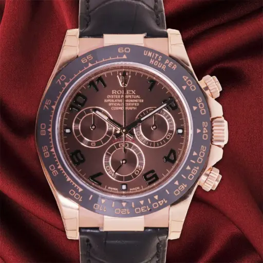 [MT32534259] Rolex Cosmograph Daytona crocodile strap - everose gold Ref:116515LN Rolex Paper and Box  04-2016 - Original factory stickers - our two-year warranty