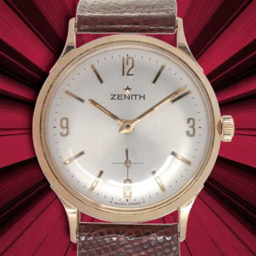 [MT32536436] Zenith Stellina 18Kt Yellow gold, 33mm, leather strap - our box and 2 year warranty