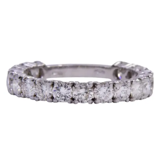 [MT32541028] Anello Veretta - 17 brillanti, carati totali 2,03ct. oro 18kt. peso totale 3,20gr