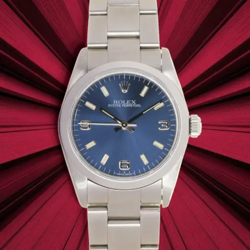 [MT32603501] Rolex Oyster Perpetual ref:67480, Oyster Steel, 1998, Rolex Service Box & Papers (exp. 05/2027)