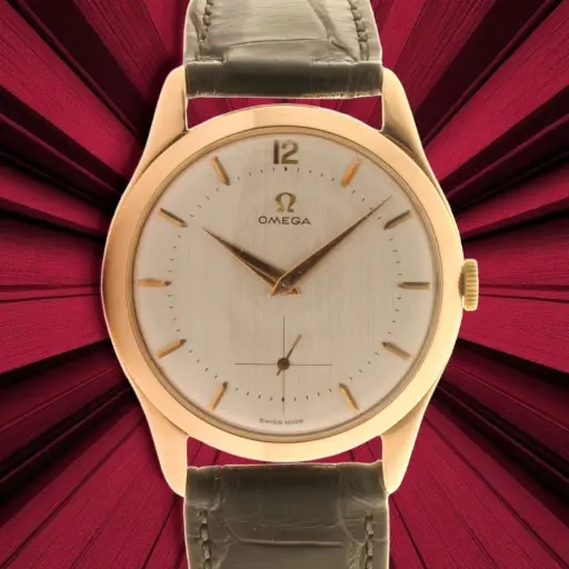 [MT32604103] Omega Classic 18Kt Yellow gold - two years warranty - our box and papers