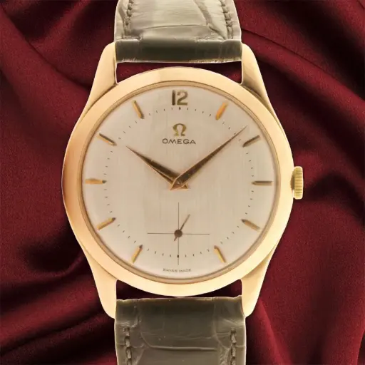 [MT32604103] Omega Classic 18Kt Yellow gold - two years warranty - our box and papers