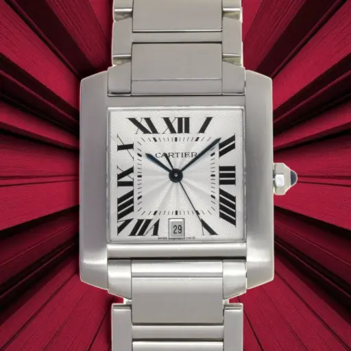 [MT32612272] Cartier Tank Française ref:2302, Full Set, 11-99