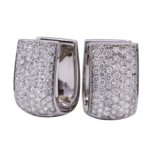 [MT32622086] Orecchini - Brillanti 1,90ct. G-VS1, oro 18kt. peso totale 14,90gr.