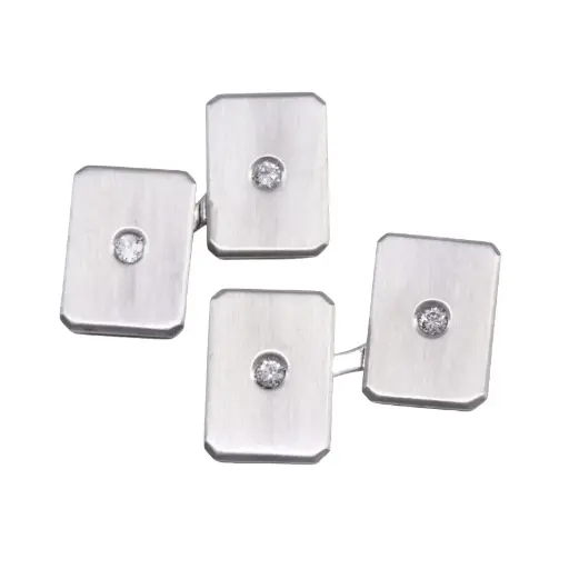 [MT32624368] Gemelli - Brillanti 0,10ct, G-VS1 oro 18kt, peso totale 11gr
