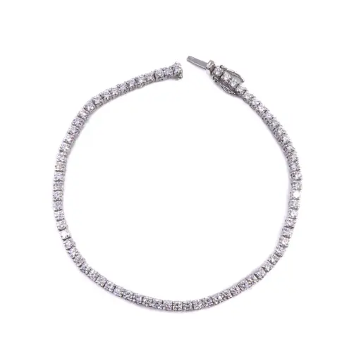 [MT32627385] Bracciale tennis - Brillanti 2,50ct. G-VS1 peso totale 9,80gr.