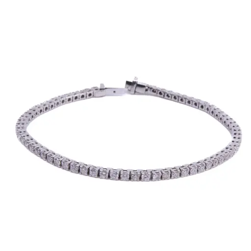 [MT32628036] Bracciale tennis - Brillanti 3,30ct. G-VS1 peso totale 9,10gr.