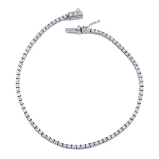 [MT32628610] Bracciale tennis Leo Pizzo - Brillanti 1,40ct. G-VS1 peso totale 7,60gr.