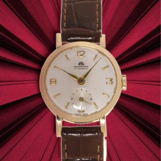 [MT32630024] Bucherer Lady Vintage, oro 18k , approx 1960, our Box & Papers - our two-year warranty