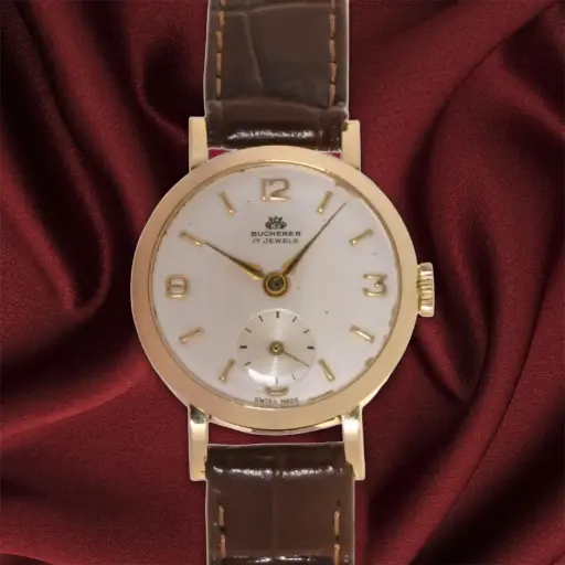 [MT32630024] Bucherer Lady Vintage, oro 18k , approx 1960, our Box & Papers - our two-year warranty