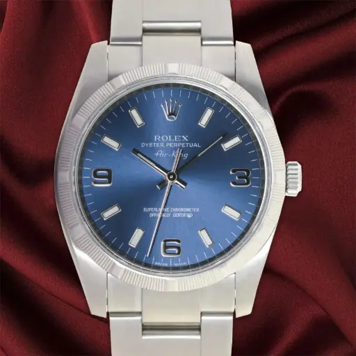 [MT32633286] Rolex Air King ref:114210, 34mm, Rolex Box & Papers, 2010 - our two-year warranty