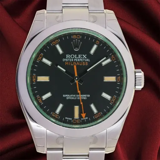 [MT32634238] Rolex Milgauss Green Crystal ref:116400GV, Full Set, ITA-2015 - our two-year warranty